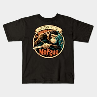 Murders in the rue morgue Iron Maiden monkey Kids T-Shirt